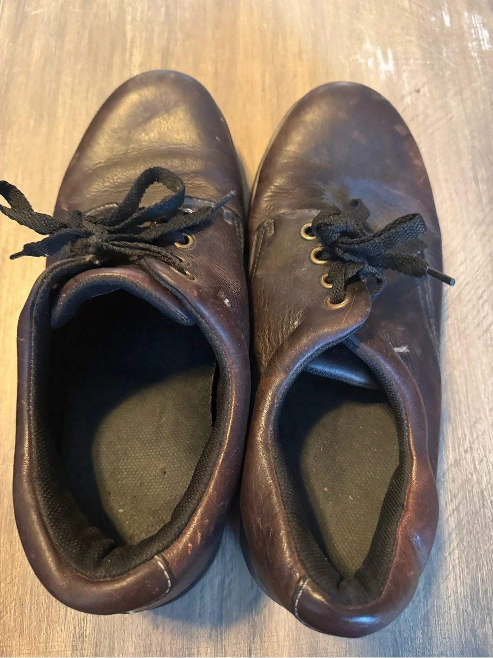 Vintage Dr. Martens Brown Leather Lace-Up Oxfords